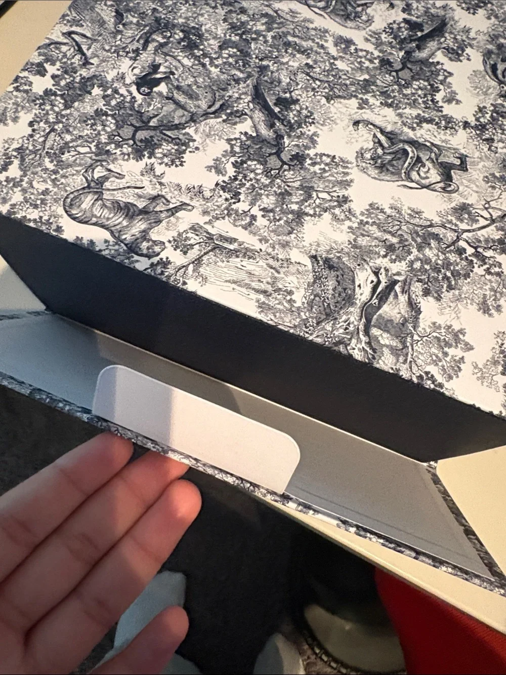 Dior Black and White Toile Decorative Wall Art